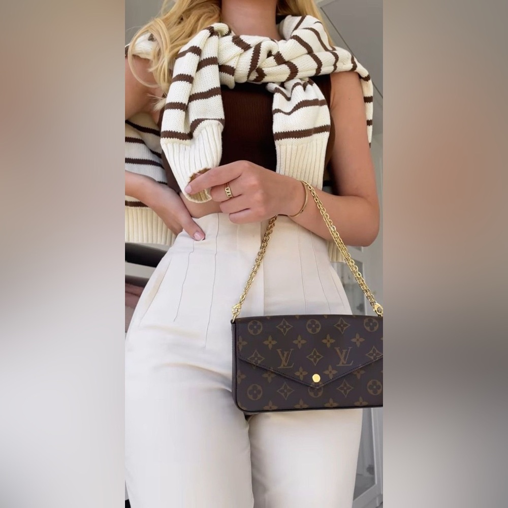 Zara Cream High-Waisted Trousers